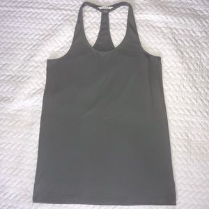 Cabi Trendy Racerback Top Tank XL GNO Dressy Gray